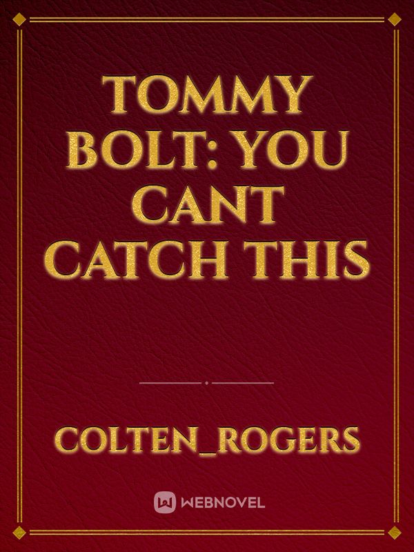 Tommy Bolt: you cant catch this Book