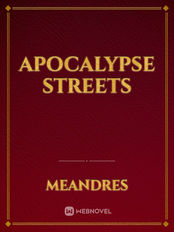 Apocalypse Streets Book