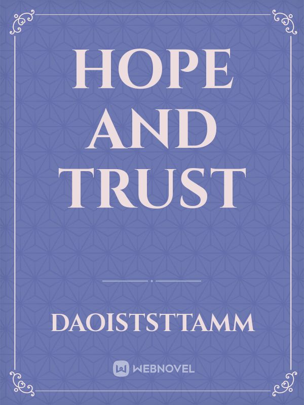 HOPE AND TRUST Book