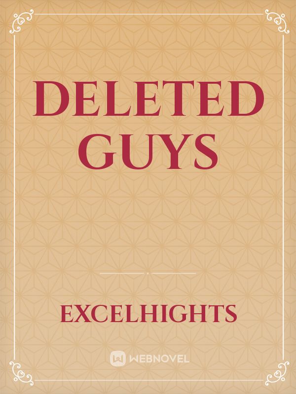 Deleted Guys Book