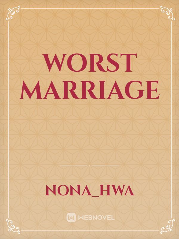 Worst Marriage Book