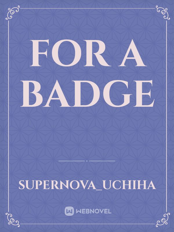 for a badge Book