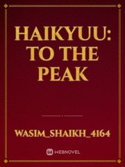 Haikyuu: To the peak Book