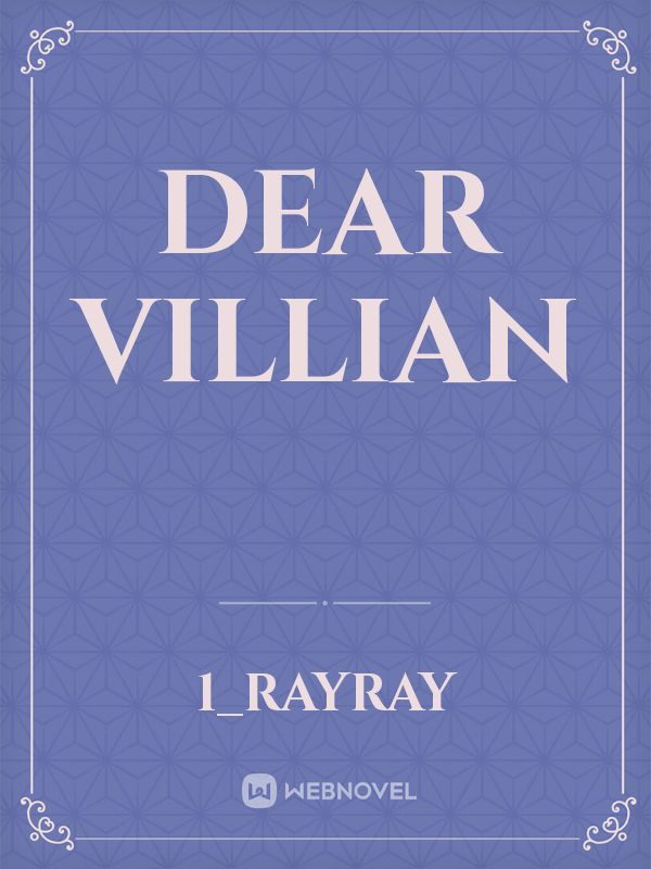 Dear villian Book