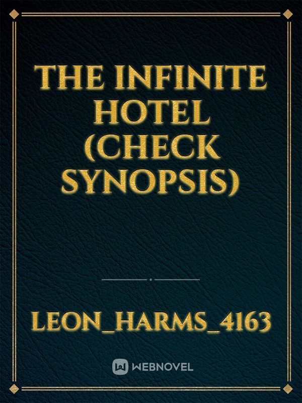 The Infinite hotel (check synopsis) Book