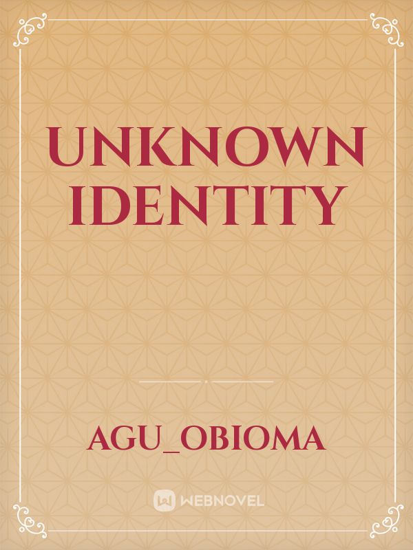 unknown Identity Book