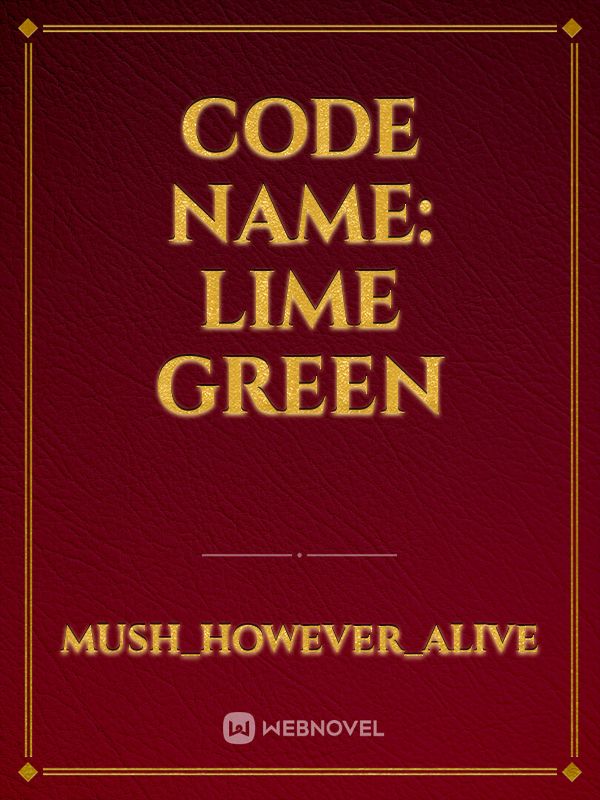 Code name: Lime Green Book
