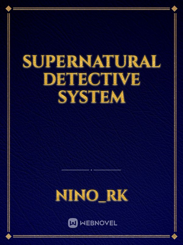 Supernatural Detective System Book