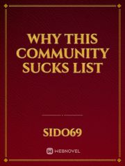why this community sucks list Book