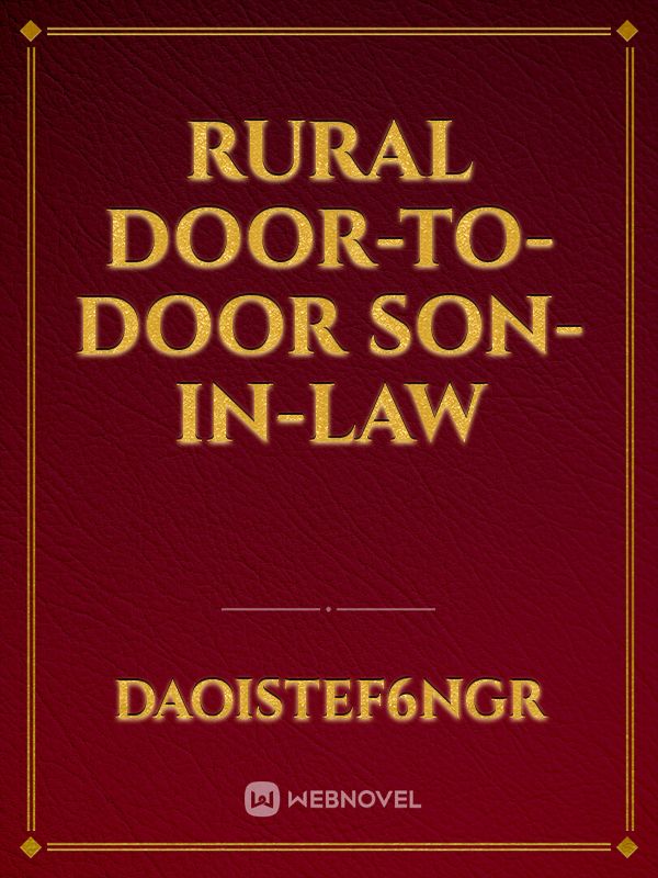 Rural door-to-door son-in-law