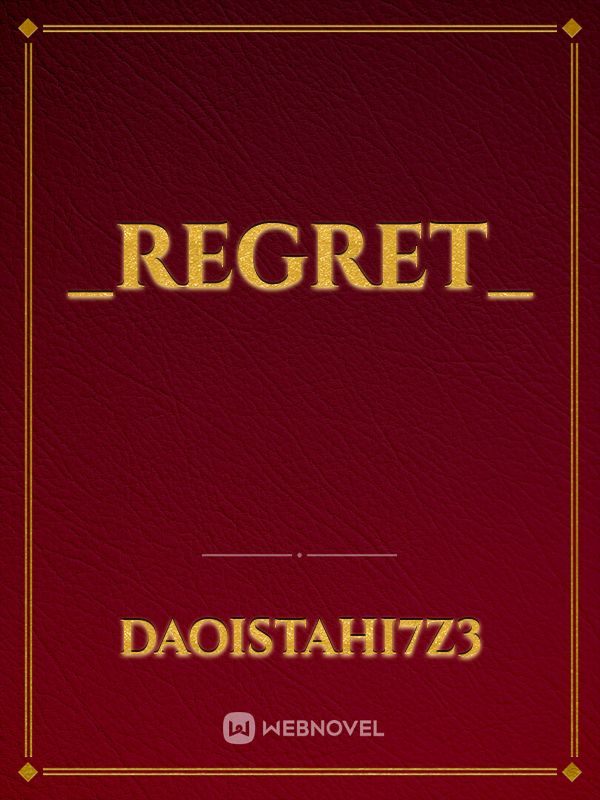 _Regret_ Book