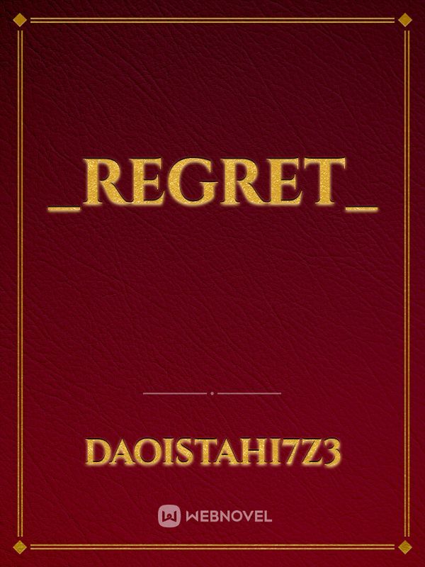 _Regret_ Book