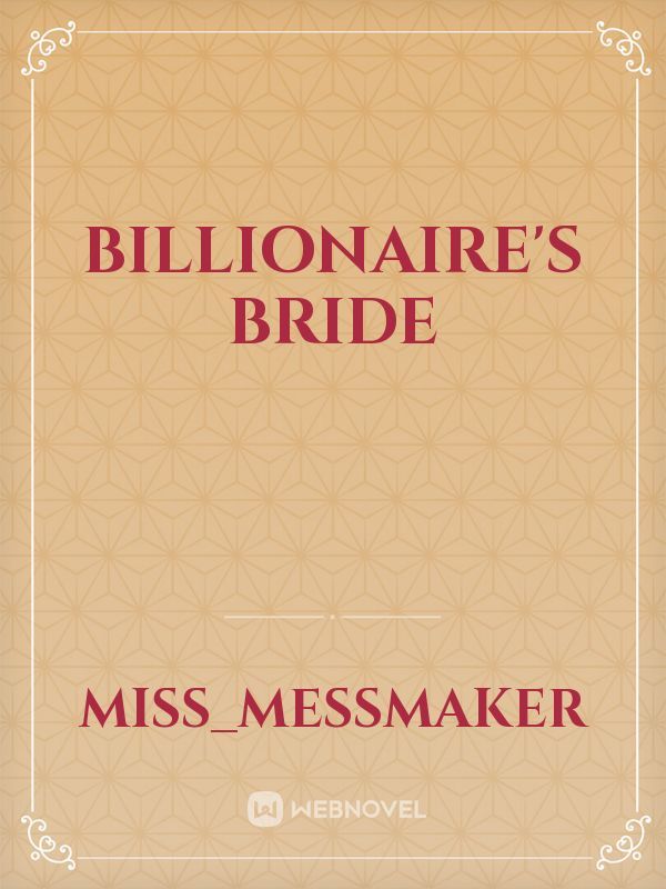 Billionaire's bride