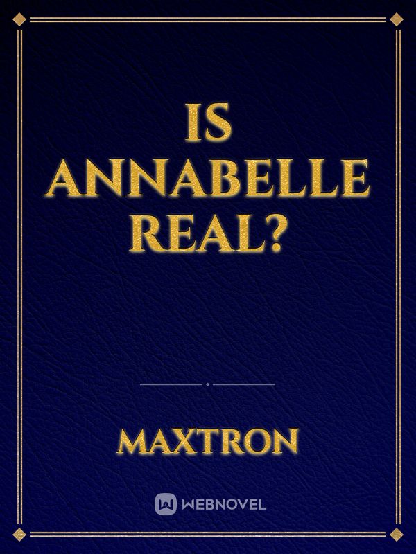 Is Annabelle real? Book