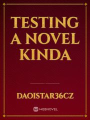 testing a novel kinda Book