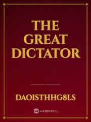 The Great Dictator Book