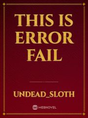 This is error fail Book