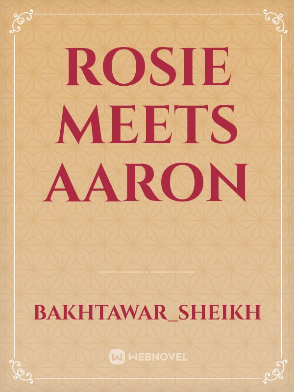ROSIE MEETS AARON Book