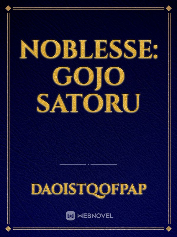 Noblesse: Gojo Satoru Book