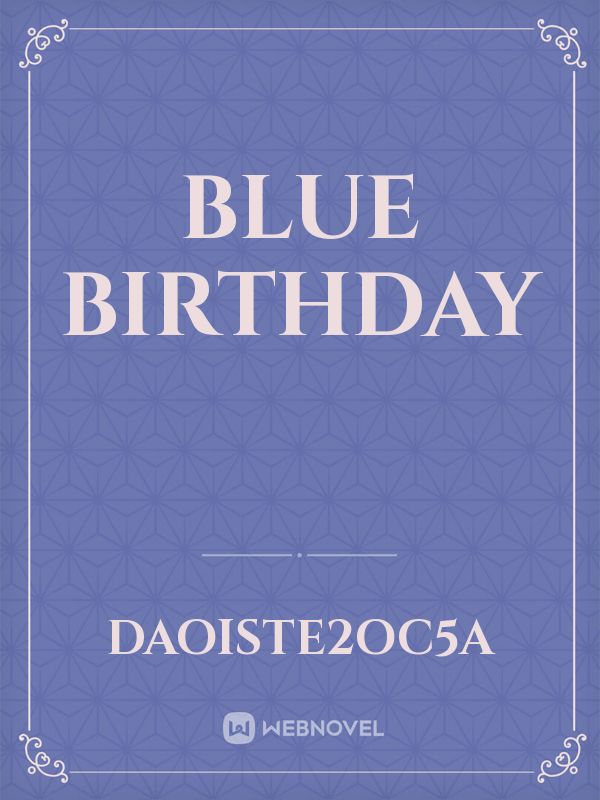 Blue Birthday Book