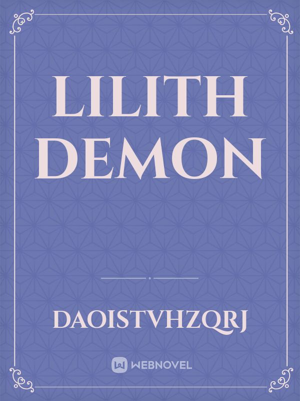 Lilith Demon Book