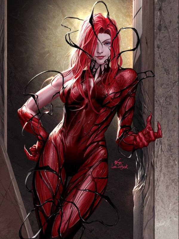 A Chaotic Symbiote Bonded To Natasha Romanoff/Black Widow