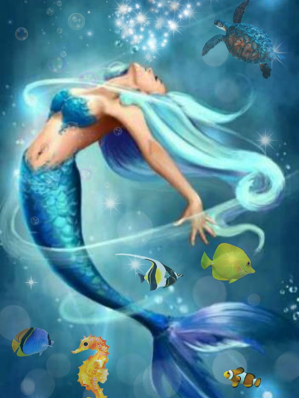 Reborn as a mermaid