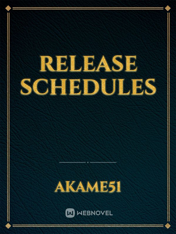 Release schedules Book