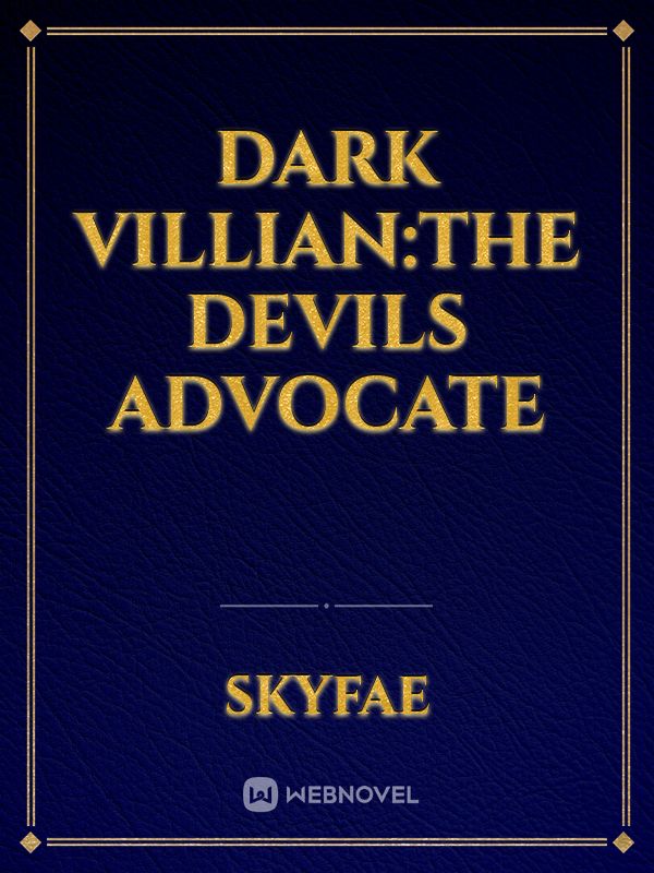 Dark Villian:The devils advocate Book