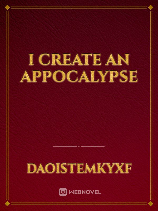 I create an appocalypse Book