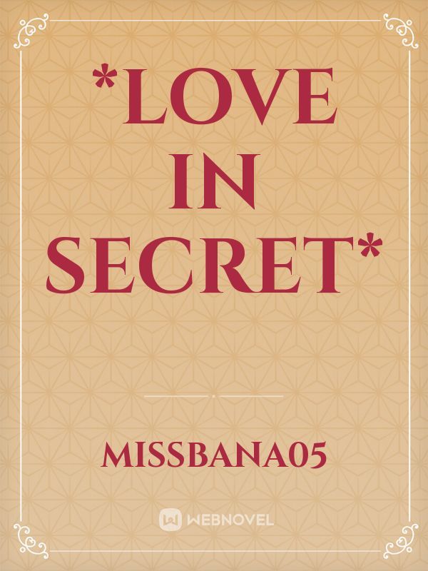 *Love In Secret* Book