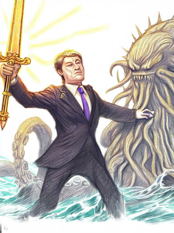 The Servant of the People vs. The Monster from the Sea