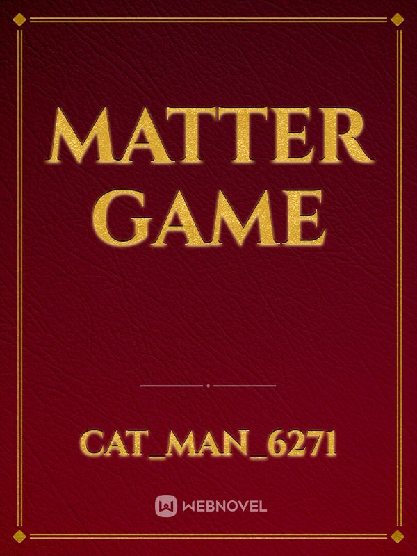 Matter Game Book