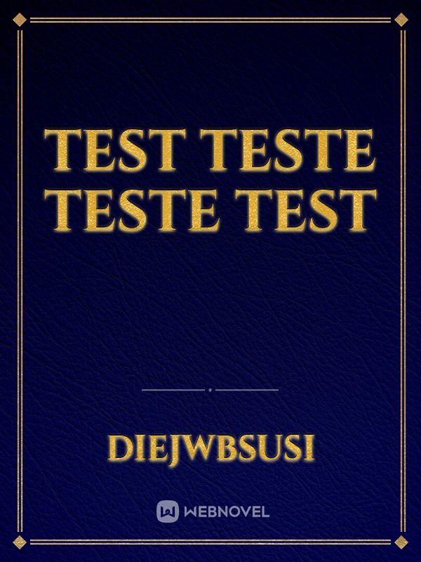 test teste teste test
