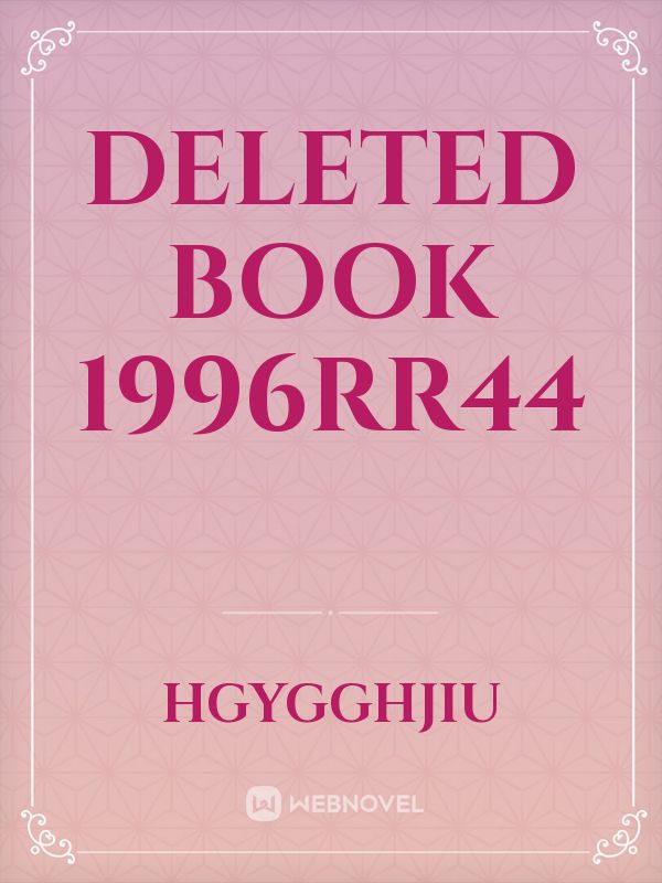 deleted book 1996rr44 Book