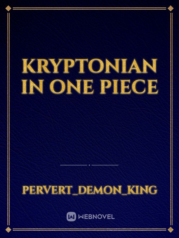 Kryptonian in One Piece Book