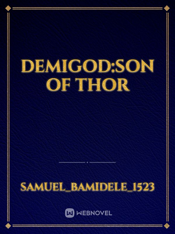 Demigod:Son of Thor Book
