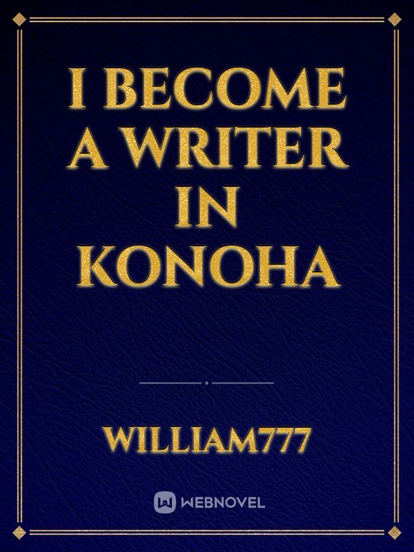 I Become a Writer in Konoha Book
