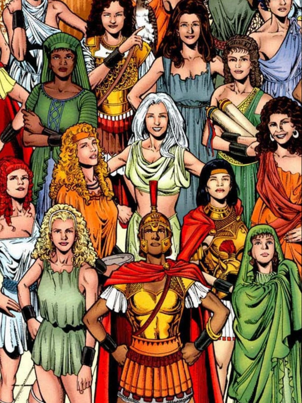 Themyscira's women not letting me go Book