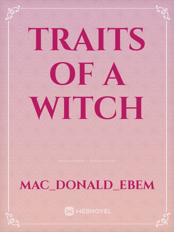 Traits Of A Witch Book