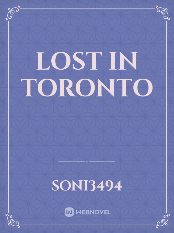 Lost in Toronto Book