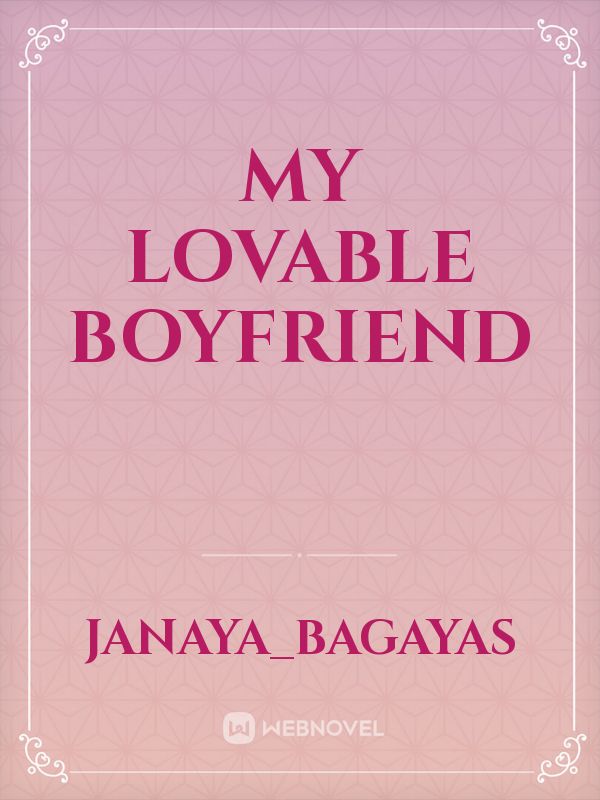my lovable Boyfriend Book