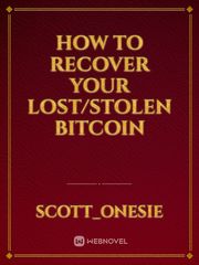 How To Recover Your Lost/Stolen Bitcoin Book