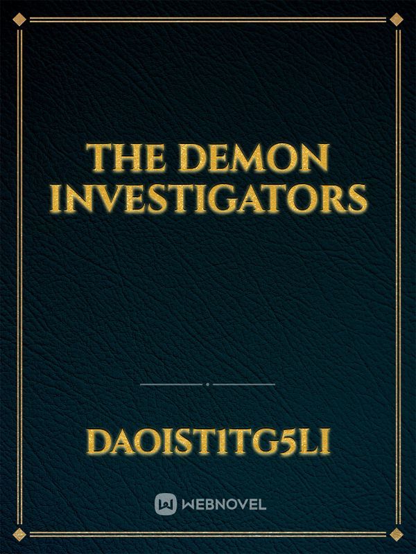 The Demon Investigators Book
