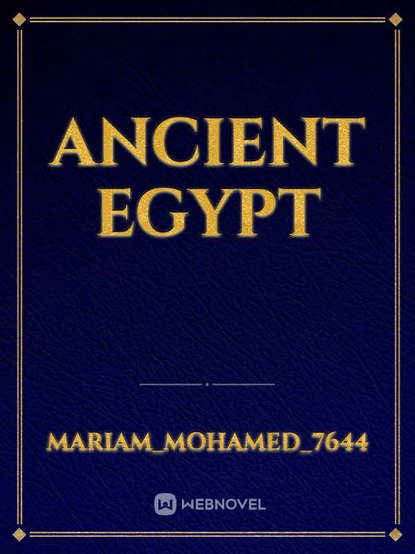 Ancient Egypt Book