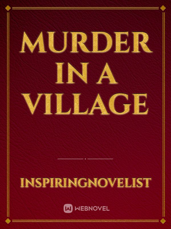Murder in a Village Book