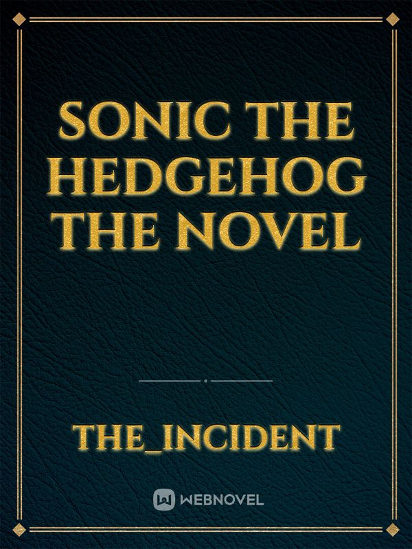 Sonic The Hedgehog The Novel Book