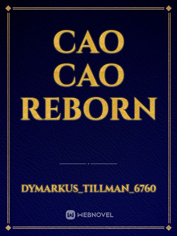 Cao Cao reborn Book