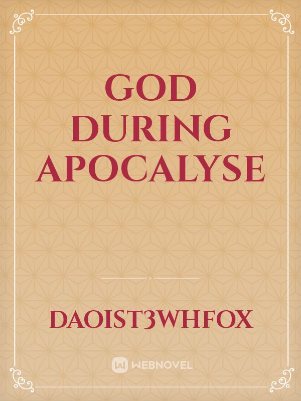 God during Apocalyse Book
