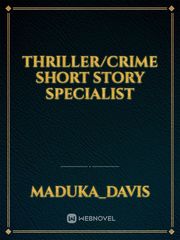 Thriller/crime short story specialist Book